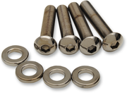 DRAG SPECIALTIES Shock Mount Kit Black Chrome - Harley-Davidson Sportster 2004-2017 - MKDR8BK - PartsOutlet.com.au