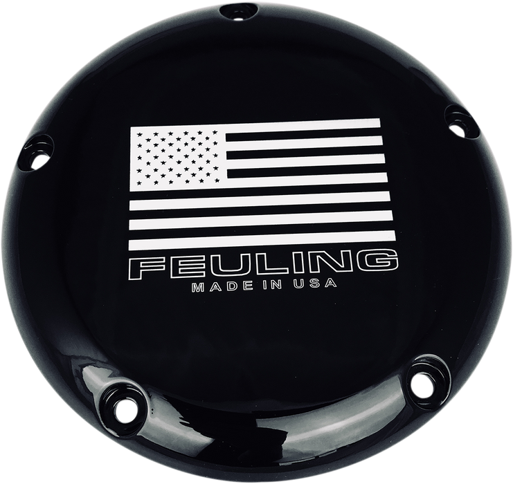 FEULING OIL PUMP CORP. American Derby Cover - Harley-Davidson 1999-2018 - Black 9154