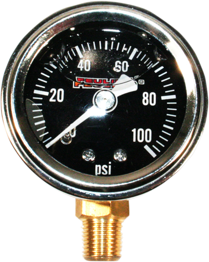 FEULING OIL PUMP CORP. Oil Pressure Gauge - 1.5" Dial - Bottom Port - Black Face - 9041