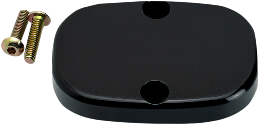 JOKER MACHINE Master Cylinder Cover - Smooth - Black - '08-'23 FL 08-010B - PartsOutlet.com.au