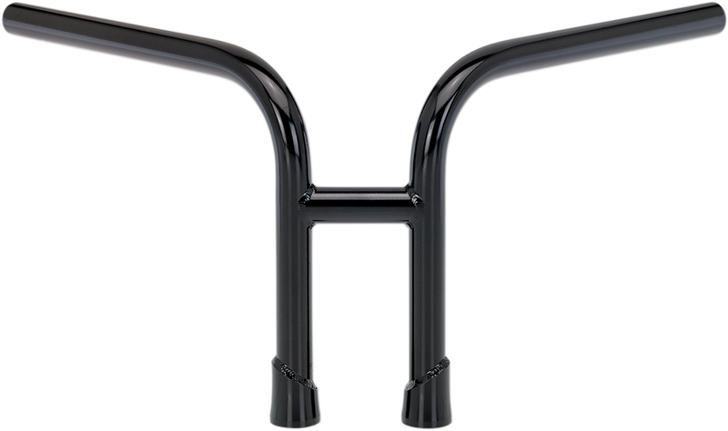 BILTWELL Handlebar - Rebar - Slotted - Black 6201-2016 - PartsOutlet.com.au