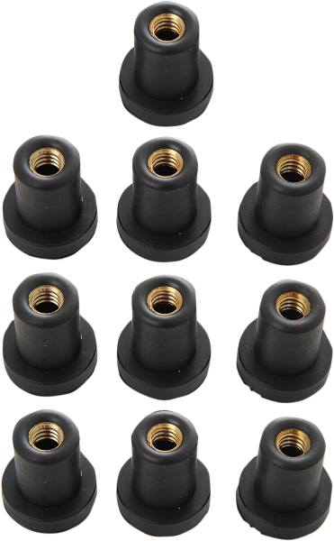 DRAG SPECIALTIES Nut Well (8099)1/4-20 10Pk 62309 - PartsOutlet.com.au
