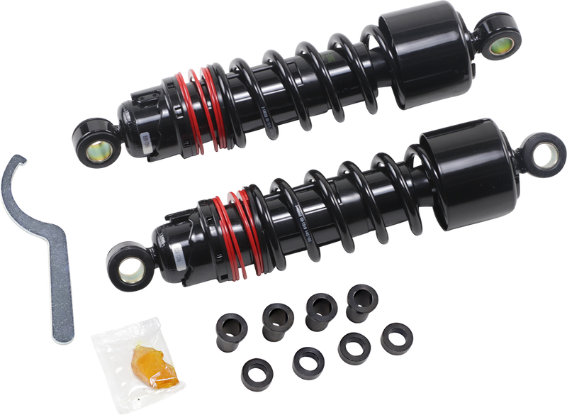 BURLY BRAND Slammer Plus Shocks - Black - '88-'03 XL B28-1205B - PartsOutlet.com.au