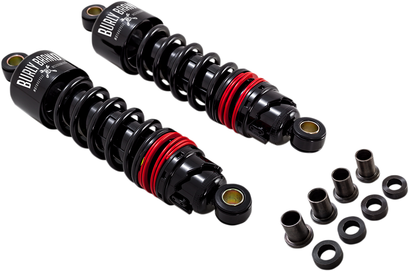 BURLY BRAND Slammer Plus Shocks - Black - '80-'23 FLH B28-1204B - PartsOutlet.com.au
