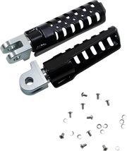 BURLY BRAND Razorback Rider Footpegs - Black - Triumph 1959-2019 - B13-1013B - PartsOutlet.com.au