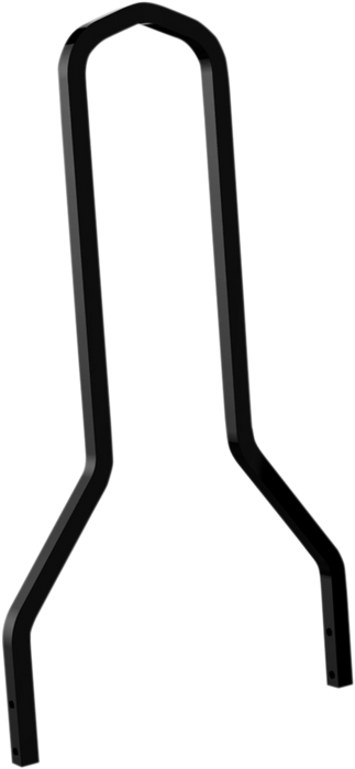 KHROME WERKS Sissy Bar - 15.5"H x 11"W - Black 262808