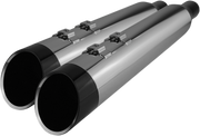 KHROME WERKS Mufflers - Chrome with Edge Tip - FL 1996-2016 - 202685 - PartsOutlet.com.au