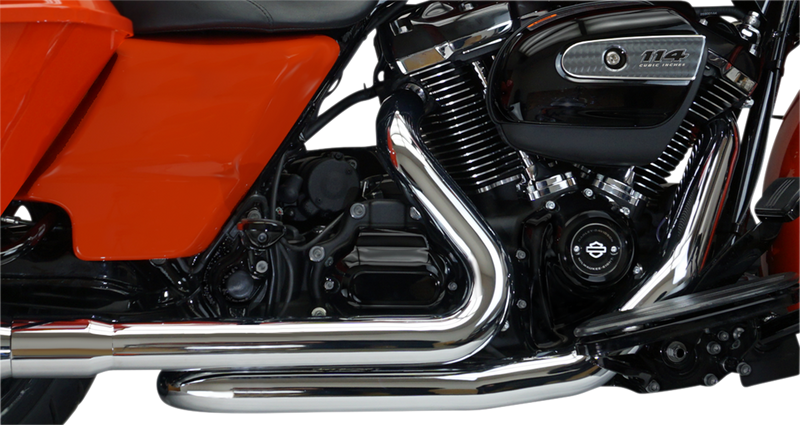 KHROME WERKS Aggressor 2-into-1-into-2 Header - Chrome - FL 2017-2022 - 200420 - PartsOutlet.com.au