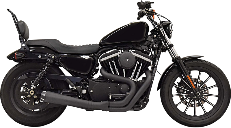 BASSANI XHAUST Road Rage Exhaust - Black - '04-'20 Sportster XL 1X52RB - PartsOutlet.com.au