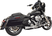 BASSANI XHAUST Road Rage 2:1 Short system for 1995-2016 Bagger - Chrome 1F52R - PartsOutlet.com.au