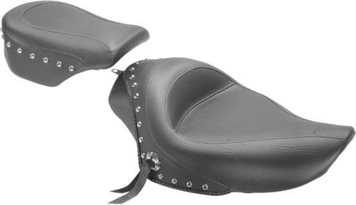 MUSTANG Rear Seat - Studded - Harley-Davidson Sportster XL/C 2004-2021 - 76501 - PartsOutlet.com.au