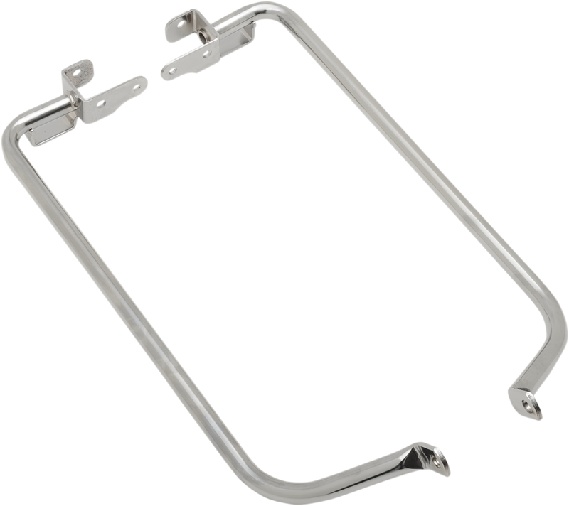 DRAG SPECIALTIES Saddlebag Support Brackets - Chrome - '14-'23 FLT S77-0148 - PartsOutlet.com.au
