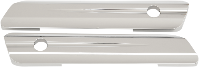 DRAG SPECIALTIES Hinge Covers - Chrome - FLT '14-'24 - S77-0149C - PartsOutlet.com.au