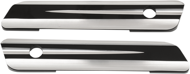 DRAG SPECIALTIES Hinge Covers - Black - FLT '14-'24 - S77-0149B - PartsOutlet.com.au