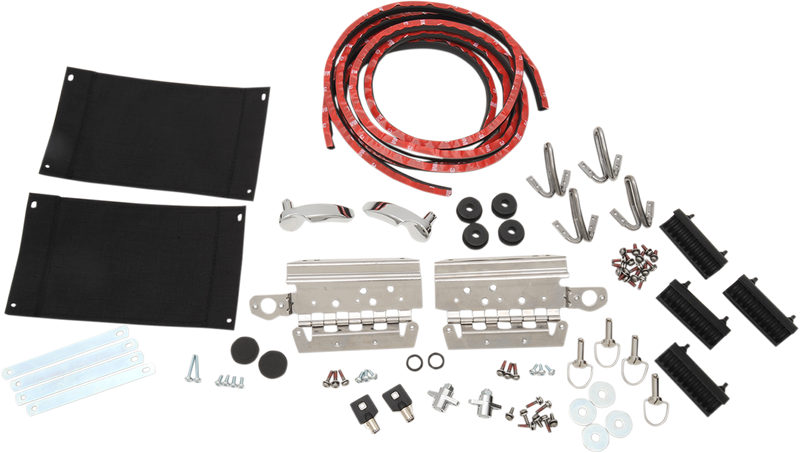 DRAG SPECIALTIES Saddlebag Lid Complete Hardware Kit - FL '14-'24 - S77-0150K - PartsOutlet.com.au