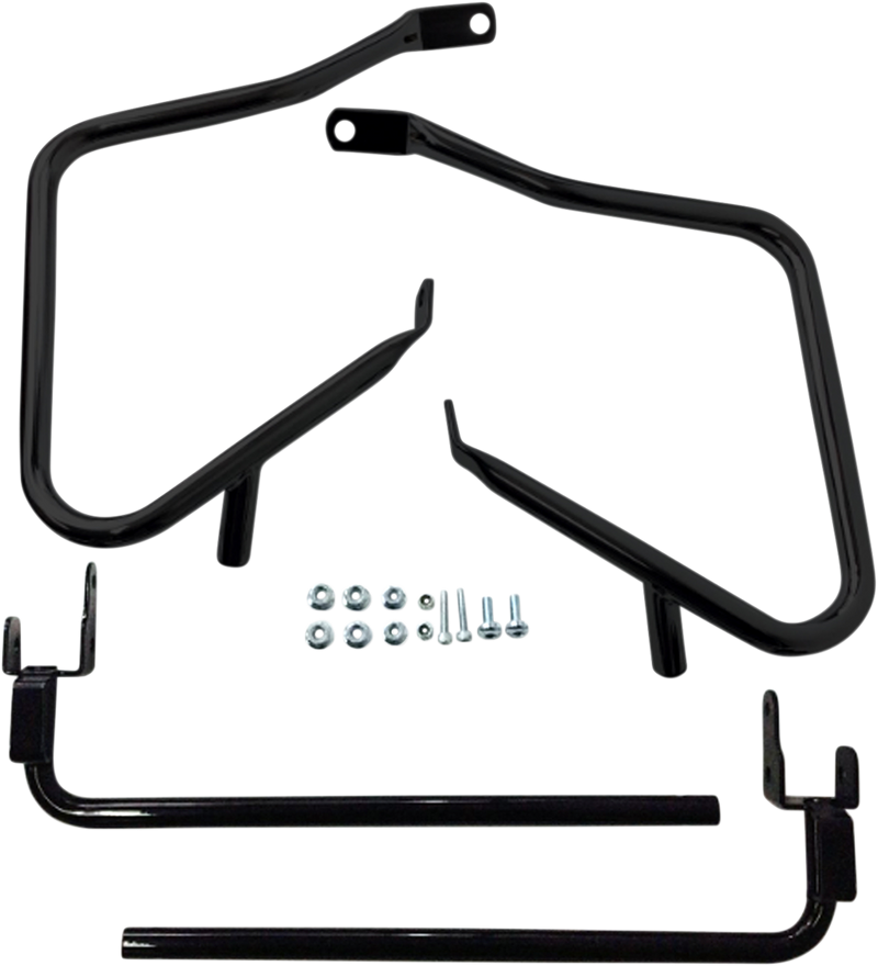 DRAG SPECIALTIES Saddlebag Support Kit - '14-'23 FLT - Black 21028B - PartsOutlet.com.au
