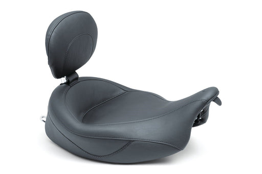 MUSTANG Wide Super Solo Seat - Drivers Backrest - Harley-Davidson FL 2008-2021 - 79446 - PartsOutlet.com.au