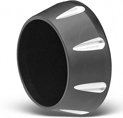 BASSANI XHAUST 4" Quick Change End Cap - Black - Fluted BE40R