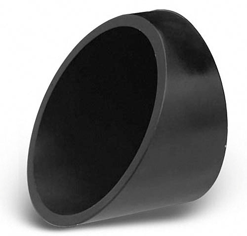 BASSANI XHAUST 4" Quick Change End Cap - Black - Slash Cut BE40SB