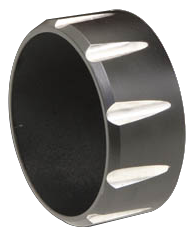 BASSANI XHAUST 4" Quick Change End Cap - Black - Bevel BE40T