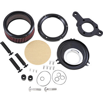 TRASK Assault Air Cleaner - Black - M8 2017-2023- TM-1023GBK - PartsOutlet.com.au