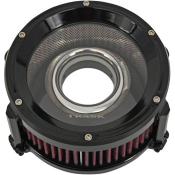 TRASK Assault Air Cleaner - Black - XL 1991-2021 - TM-1022-BK - PartsOutlet.com.au