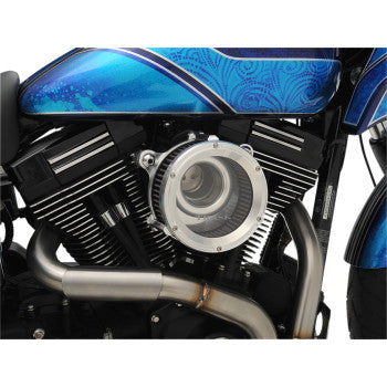 TRASK Assault Air Cleaner - Raw - EFI Twin Cam - 99-17 - TM-1021R - PartsOutlet.com.au