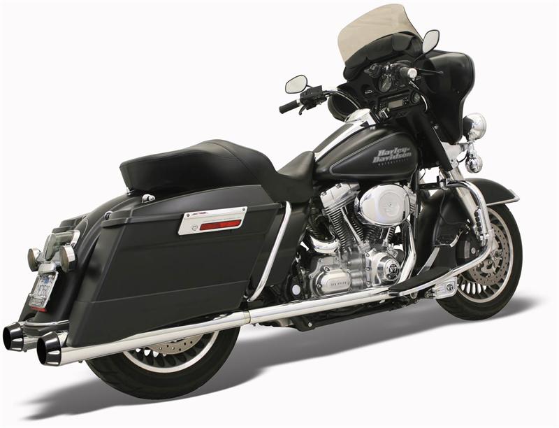 BASSANI XHAUST End Cap - Black - Fluted - For Long Megaphone Mufflers - BELMR