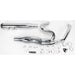 BASSANI XHAUST Road Rage II B1 Power 2:1 Touring Exhaust - Fits '95-'16 Baggers - Chrome FLH-777 - PartsOutlet.com.au