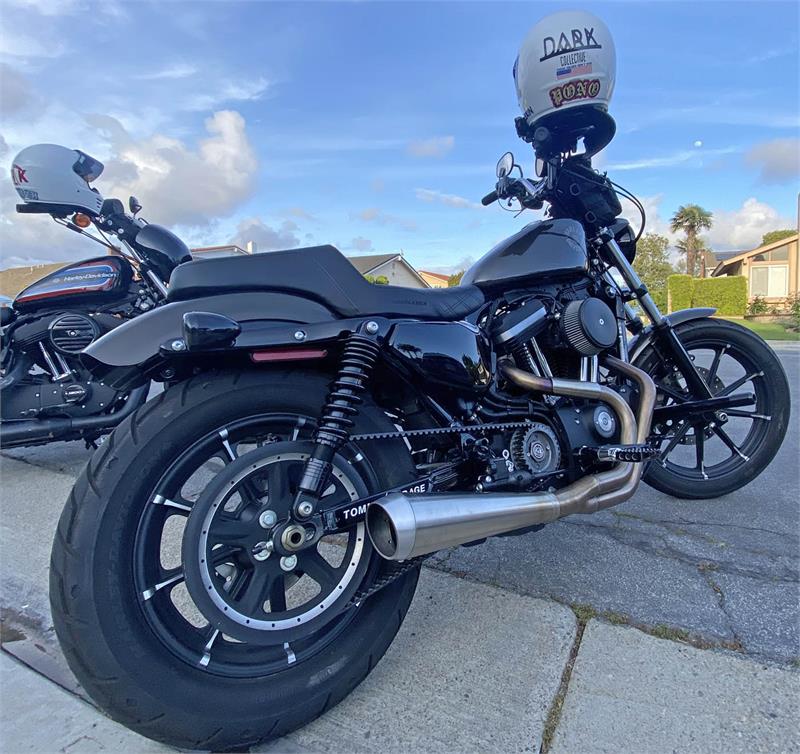 BASSANI XHAUST Billet Brushed Slash Cut Optional End Cap - '95-'06 FL - BESMS1 - PartsOutlet.com.au