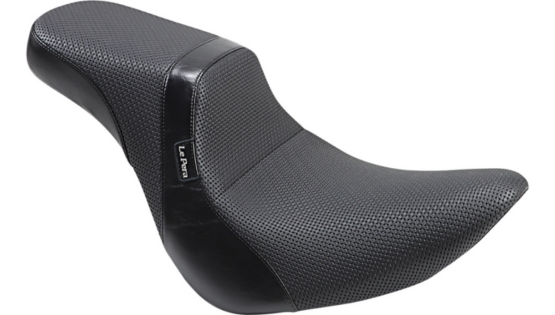 LE PERA Daytona 2-Up Seat - Basketweave - Black - FLFB '18-'23 - LYO-543BW