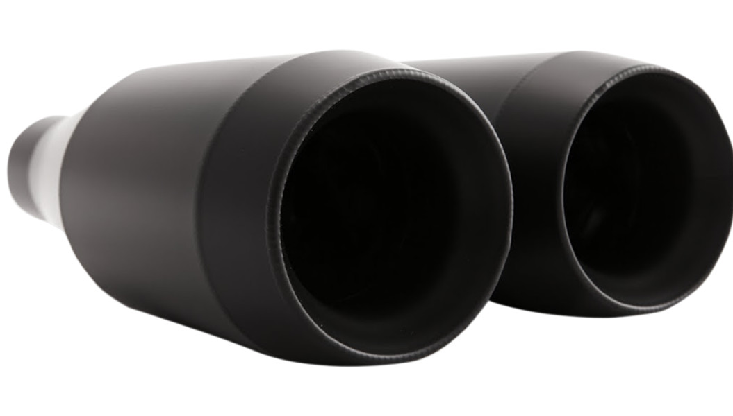 TRASK Slip-On Mufflers - Black 2015-2022 - TM-3042BK