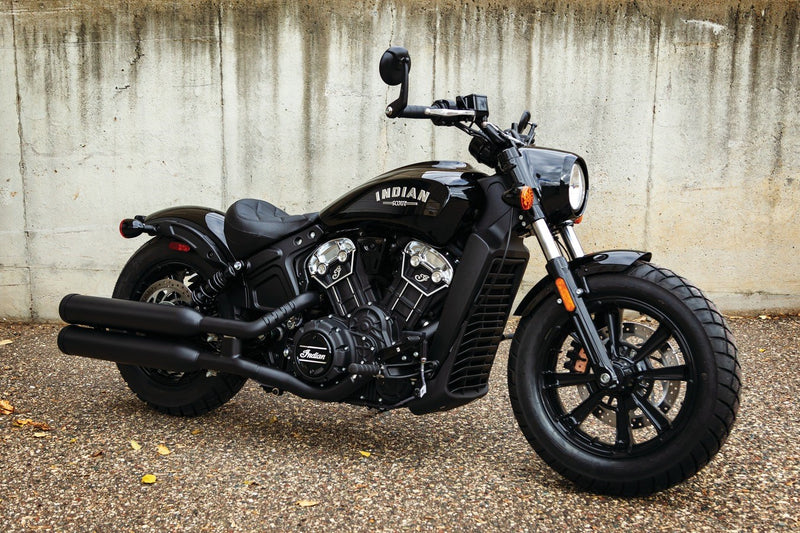MUSTANG Solo Seat - Black - Indian Scout Bobber 2018+ 76842 - PartsOutlet.com.au