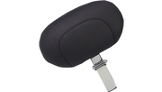 MUSTANG Solo Chrome Studded Seat - Driver's Backrest - Harley-Davidson FL 2008+ 79602 - PartsOutlet.com.au
