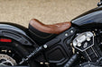 MUSTANG Solo Seat - Brown - Indian Scout Bobber 2018-2023 - 76843 - PartsOutlet.com.au