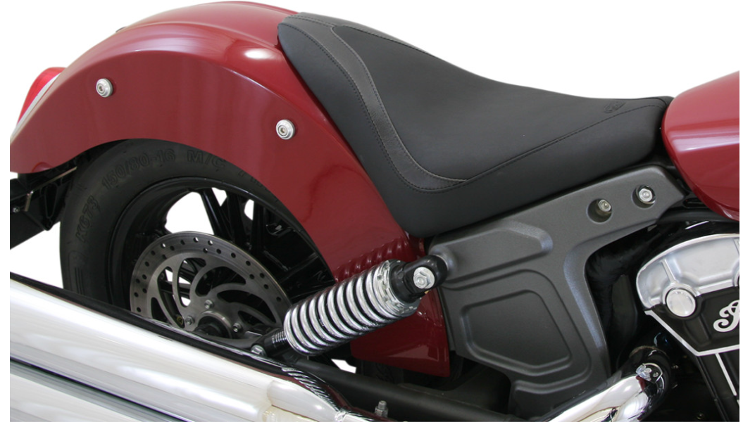 MUSTANG Runaround Seat - Black - Indian Scout 2015-2023 - 75368 - PartsOutlet.com.au