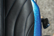 MUSTANG Revere Journey Seat - Gravity - Black - Harley-Davidson FL 2008+ 74112 - PartsOutlet.com.au