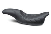 MUSTANG Revere Journey Seat - Gravity - Black - Harley-Davidson FL 2008+ 74112 - PartsOutlet.com.au