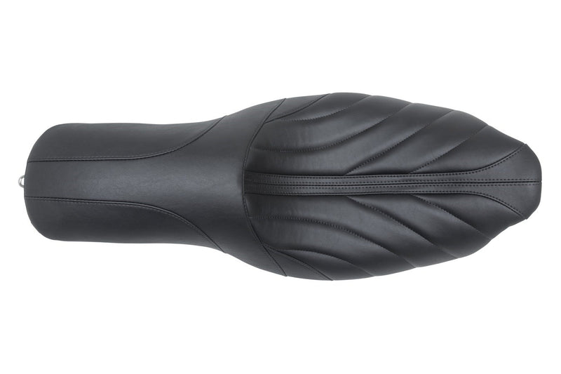 MUSTANG Revere Journey Seat - Gravity - Black - Harley-Davidson FL 2008+ 74112 - PartsOutlet.com.au