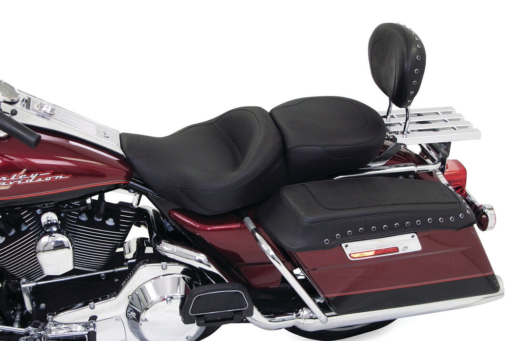MUSTANG Saddlebag Cover Lid - Black - Harley-Davidson FLT / FLHT 1993-2013 - 77600