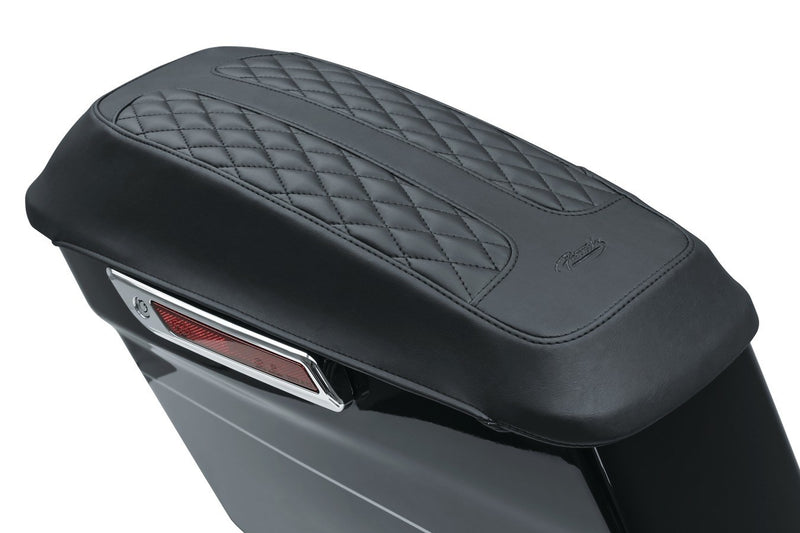 MUSTANG Saddlebag Lid Cover - Perewitz - Harley-Davidson FL 2014-2021 - 77641 - PartsOutlet.com.au