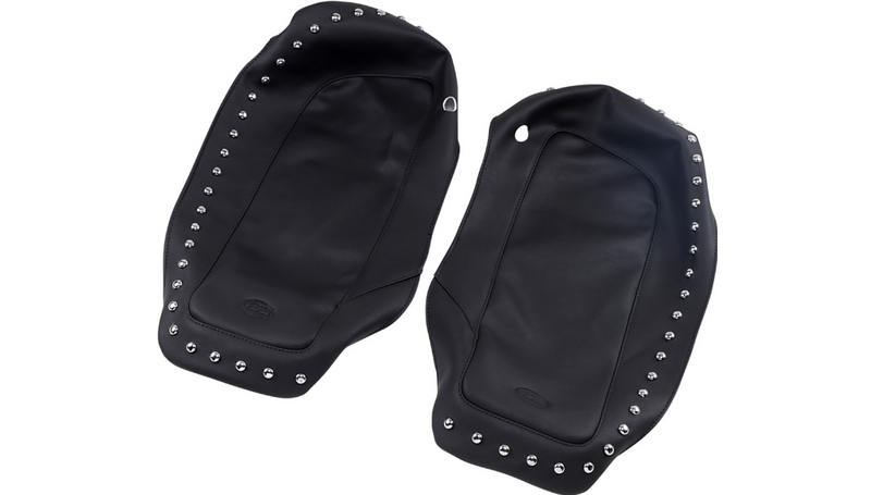 MUSTANG Saddlebag Lid Covers - Chrome Stud - 2014-2021 - FL 77623 - PartsOutlet.com.au