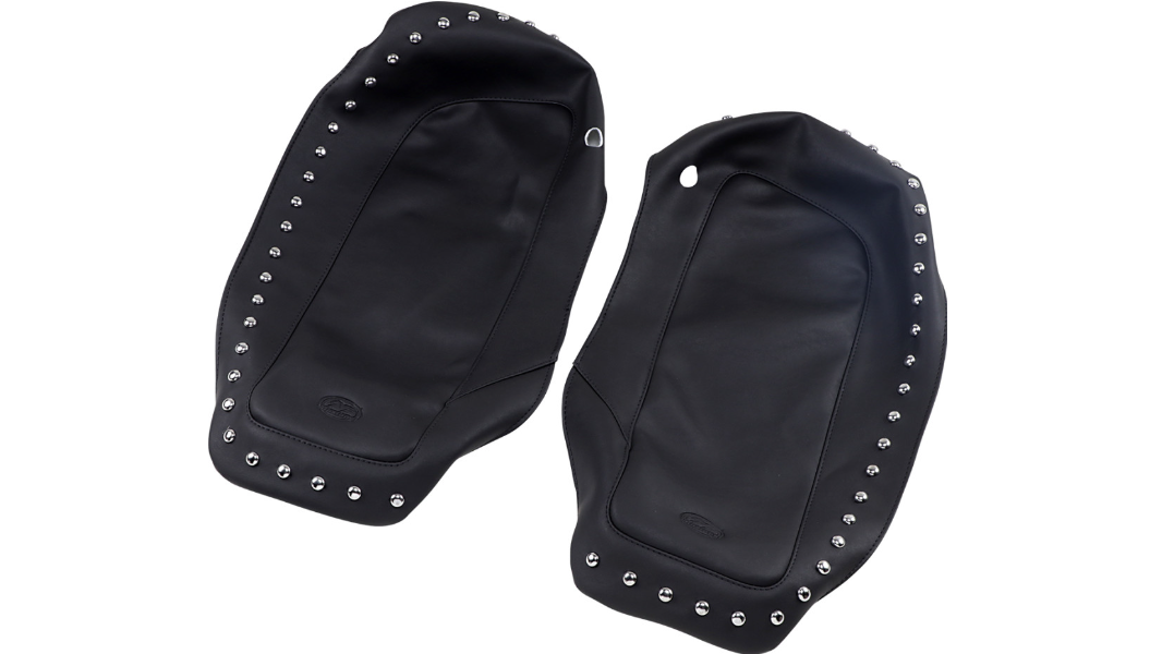 MUSTANG Saddlebag Lid Covers - Chrome Stud - 2014-2021 - FL 77623 - PartsOutlet.com.au