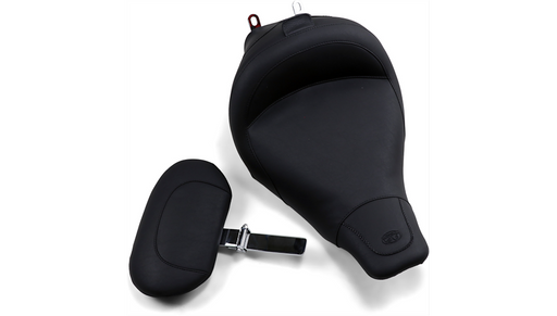 MUSTANG Solo Seat - Driver's Backrest - Harley-Davidson FLT 1997-2007 - 79127 - PartsOutlet.com.au