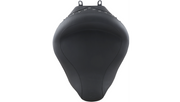 MUSTANG Super Solo Seat - Harley-Davidson FL 2008+ Black Studded 76069 - PartsOutlet.com.au