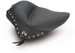 MUSTANG Touring Studded Solo Seat - Harley-Davidson Slim 2011-2017 - 76750 - PartsOutlet.com.au