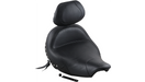 MUSTANG Solo Seat - Wide - Studded - Driver's Backrest - Indian Touring 2014-2019 - 79762 - PartsOutlet.com.au