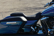 MUSTANG Tripper Fastback Seat - Tuck and Roll - Harley-Davidson 2008+ FL 76712 - PartsOutlet.com.au