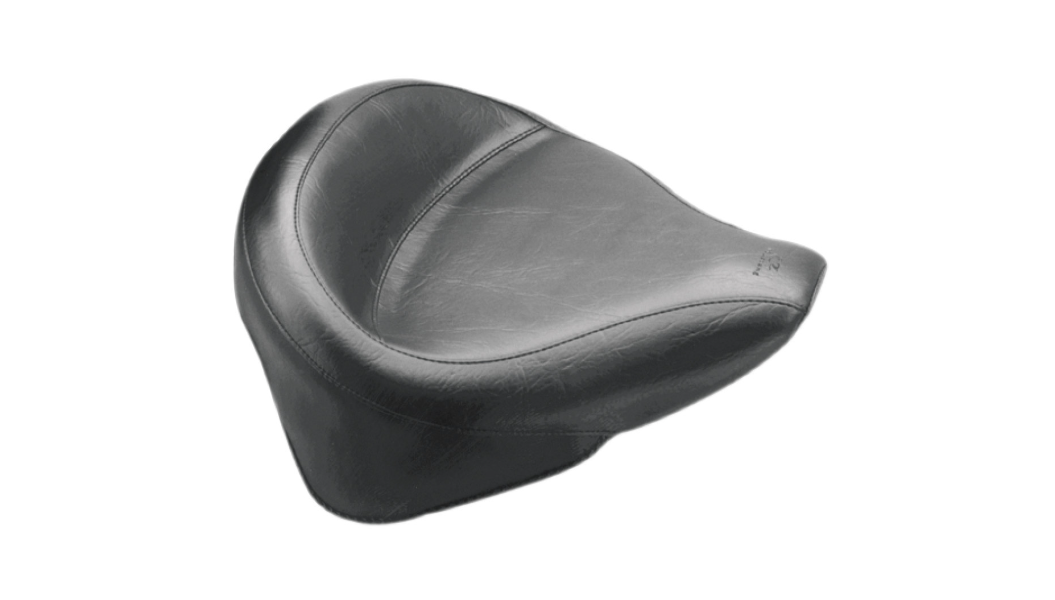 MUSTANG Wide Vintage Solo Seat - Harley-Davidson Softail Heritage FLST 2000-2015 - 76181 - PartsOutlet.com.au