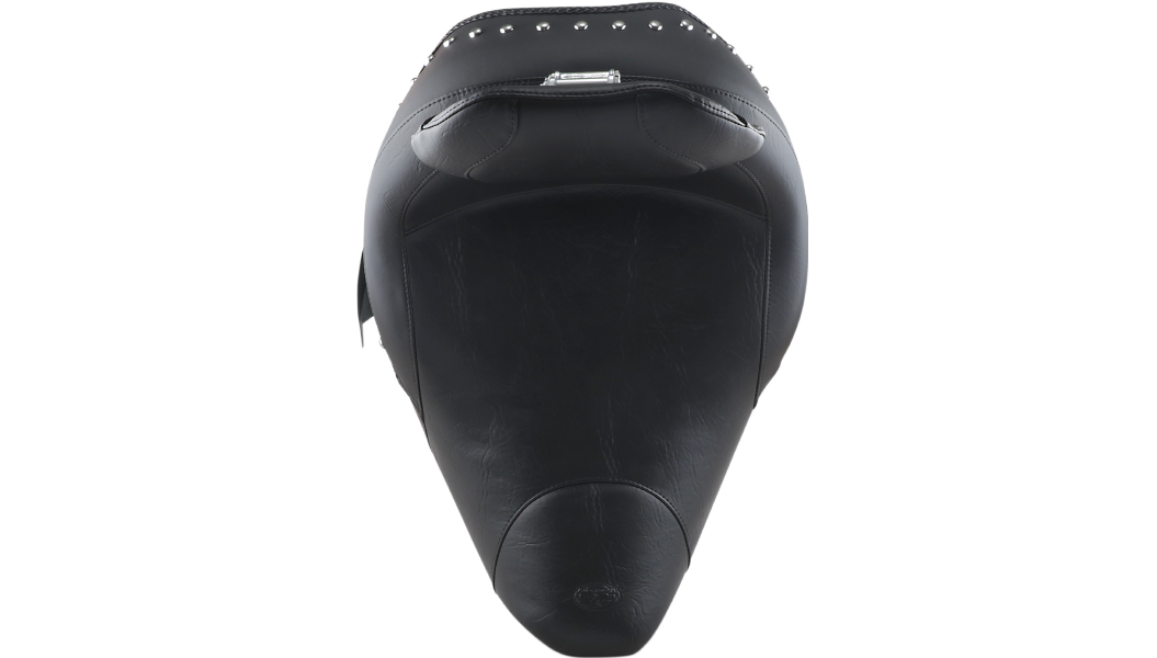 MUSTANG Solo Seat - Wide - Studded - Driver's Backrest - Indian Touring 2014-2019 - 79762 - PartsOutlet.com.au